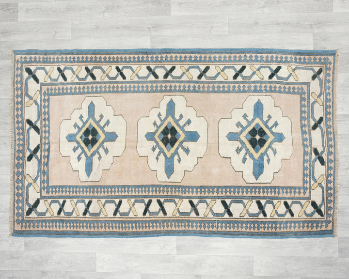 Neutral Oushak Rug 4' x 6' | No. VR99345