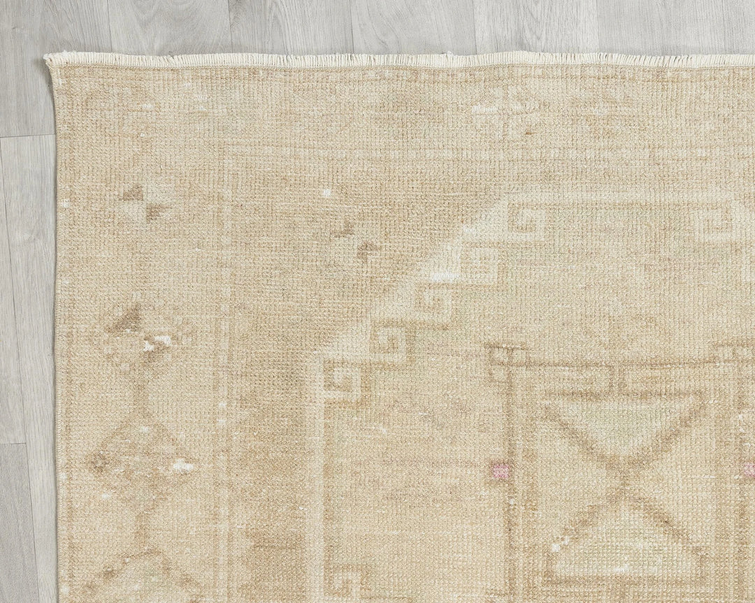 Beige Runner Rug 3' 7" x 11' 1" | No. VR99605