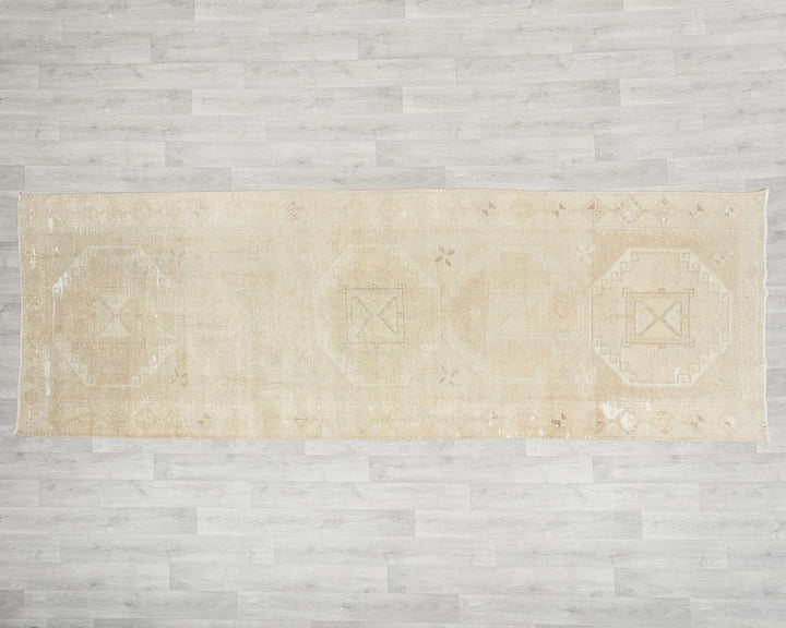 Beige Runner Rug 3' 7" x 11' 1" | No. VR99605