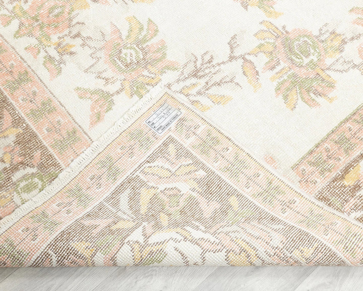 Neutral Oushak Rug 6' 2" x 10' 2" | No. VR99785