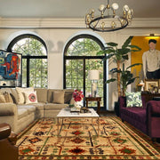 Hand Knotted Kohistani Carpet 5' 8" x 7' 5" - No. AL71454