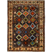 Hand Knotted Kohistani Carpet 5' 6" x 7' 5" - No. AL92827