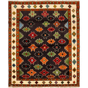 Hand Knotted Kohistani Carpet 5' 2" x 6' 4" - No. AL23635