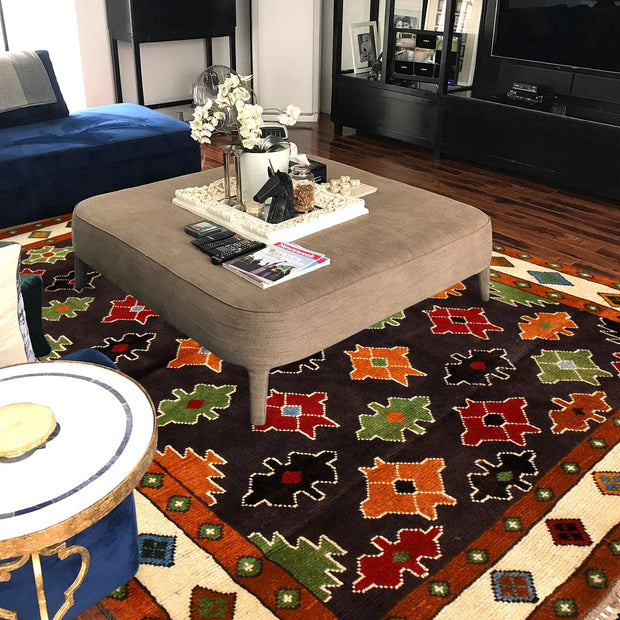 Hand Knotted Kohistani Carpet 5' 2" x 6' 4" - No. AL23635