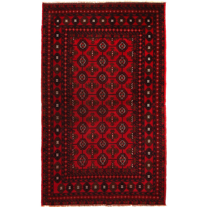 Handmade Bukhara Carpet 3' 10" x 6' 2" - No. AL56284