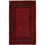 Handmade Bukhara Carpet 3' 10" x 6' 2" - No. AL56284