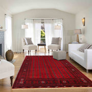 Oriental Bukhara Area Rug 6' 5" x 9' 5" - No. AL42614