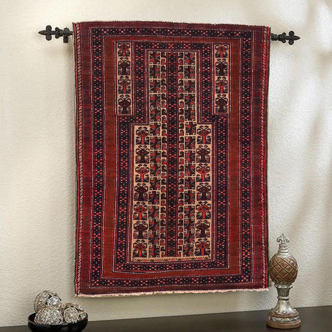 Beige Color Prayer Rug 2' 8" x 3' 11" - No. AL74010