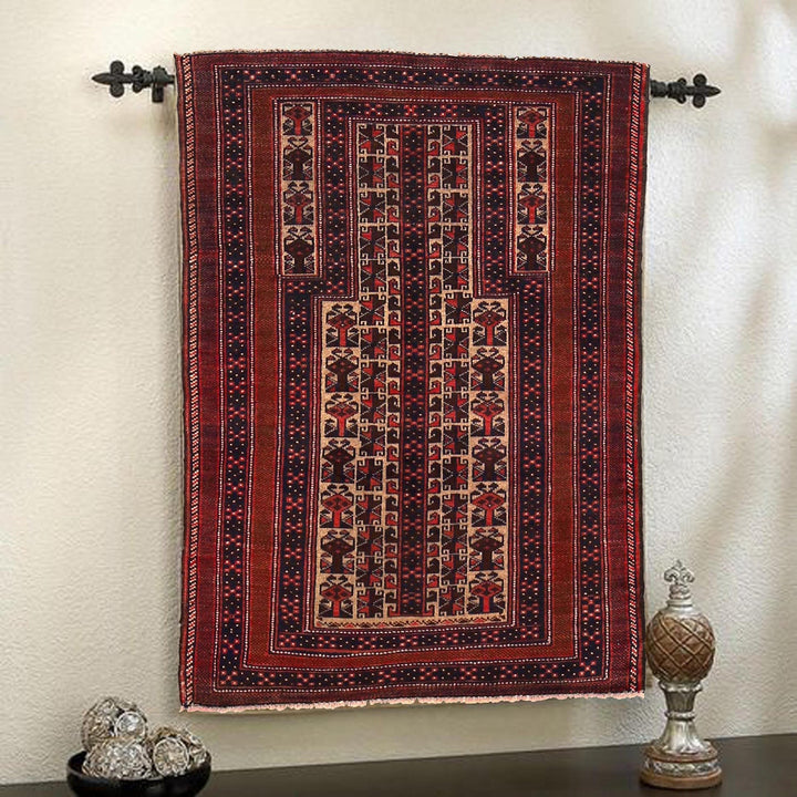 Beige Color Prayer Rug 2' 8" x 3' 11" - No. AL74010