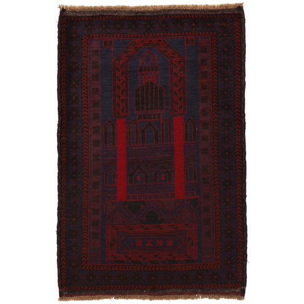 Handmade Prayer Rug 3' 0" x 4' 6" - No. AL83230