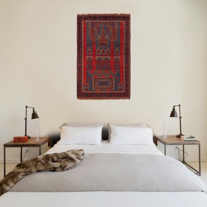 Handmade Prayer Rug 3' 0" x 4' 9" - No. AL10435