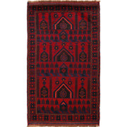 Small Prayer Carpet 2' 11" x 4' 9" - No. AL22754