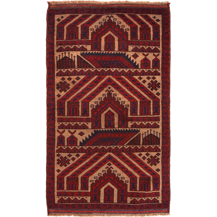 Muslim Prayer Rug 2' 9" x 4' 9" - No. AL31756