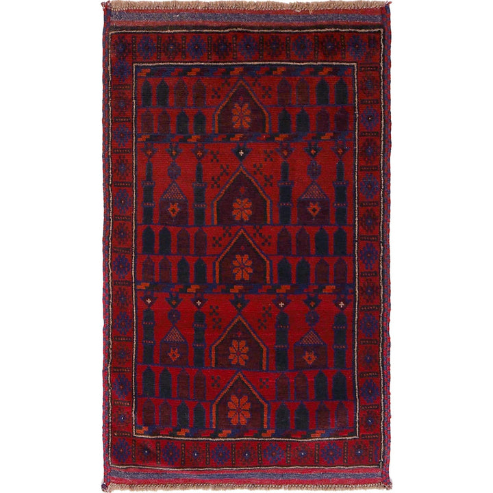Islamic Prayer Carpet 2' 9" x 4' 5" - No. AL87203