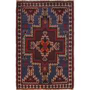 Handmade Prayer Rug 3' 2" x 4' 9" - No. AL93849