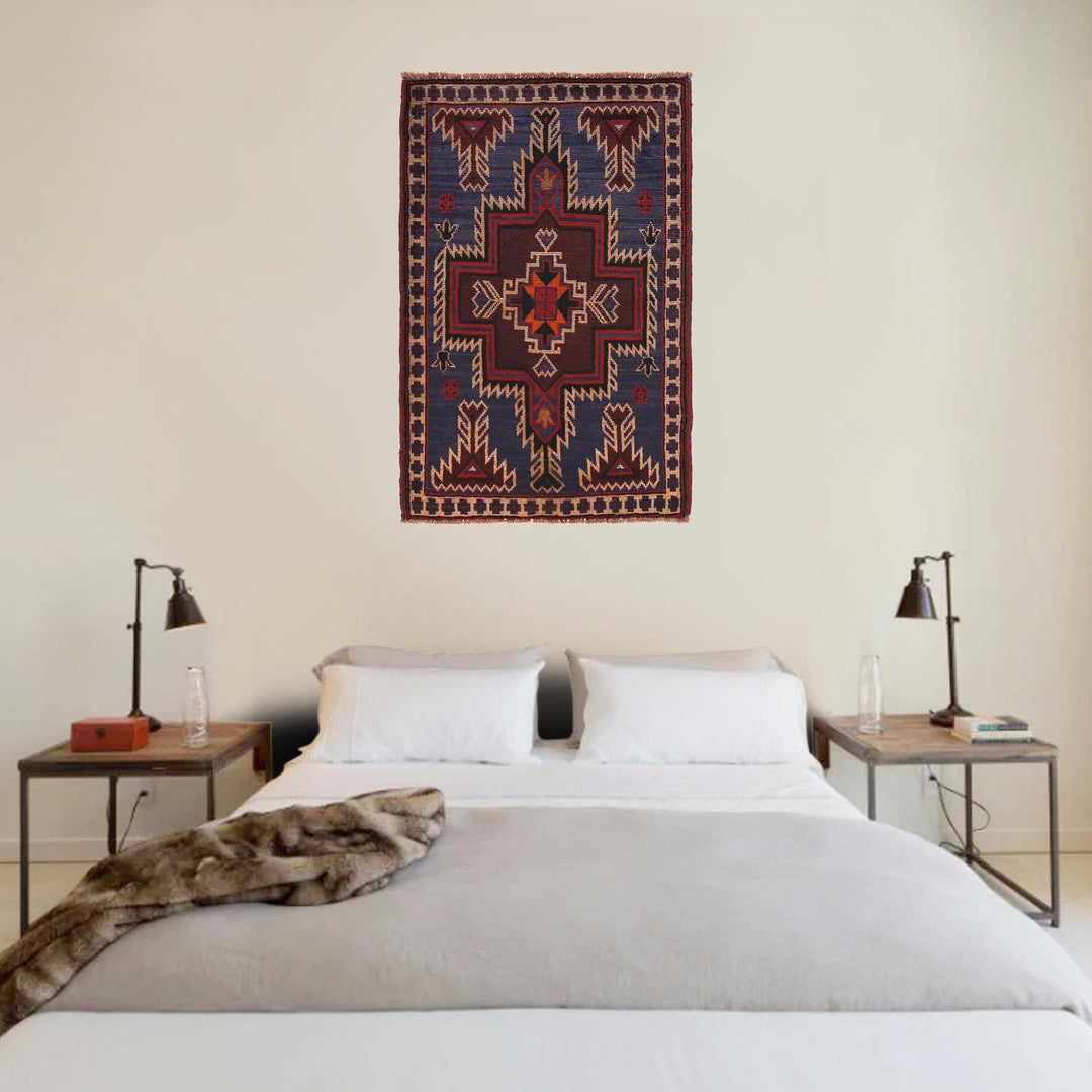 Handmade Prayer Rug 3' 2" x 4' 9" - No. AL93849