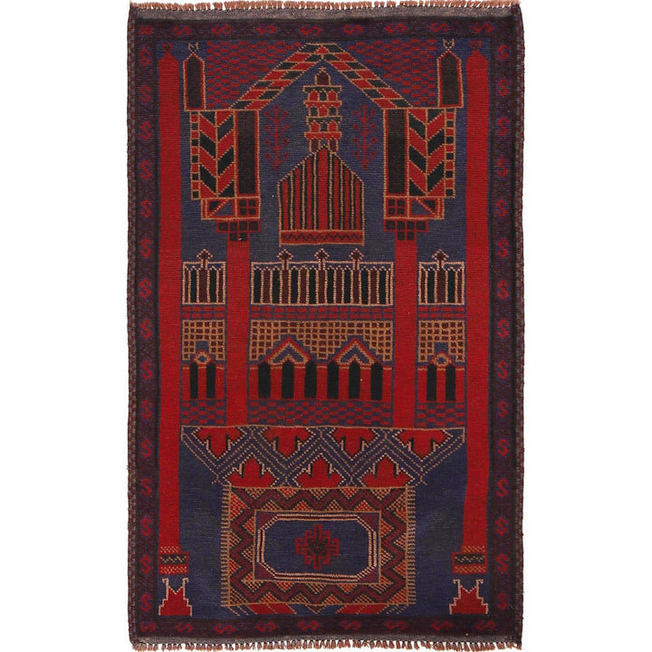 Handmade Prayer Rug 3' 0" x 4' 9" - No. AL86319