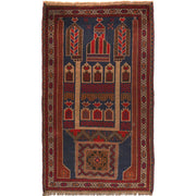 Handmade Prayer Rug 2' 11" x 5' 2" - No. AL18940