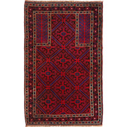 Handmade Prayer Rug 2' 11" x 4' 6" - No. AL10209