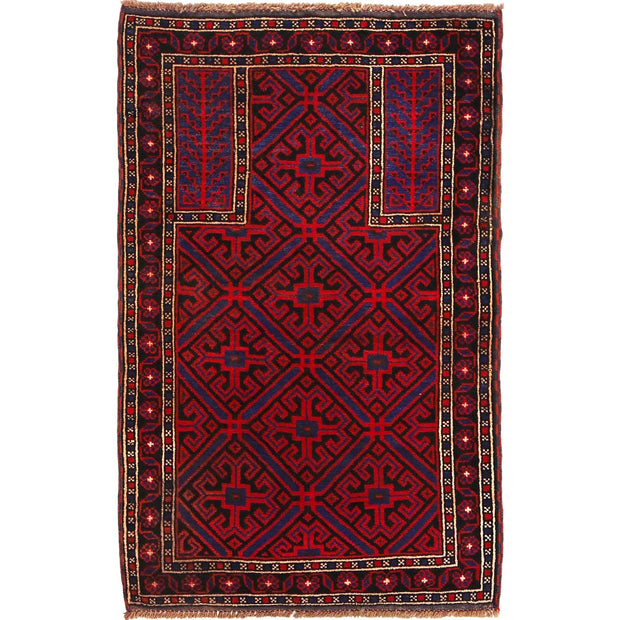 Handmade Prayer Rug 2' 11" x 4' 6" - No. AL10209