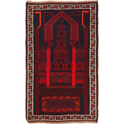 Handmade Prayer Rug 2' 9" x 5' 0" - No. AL34775