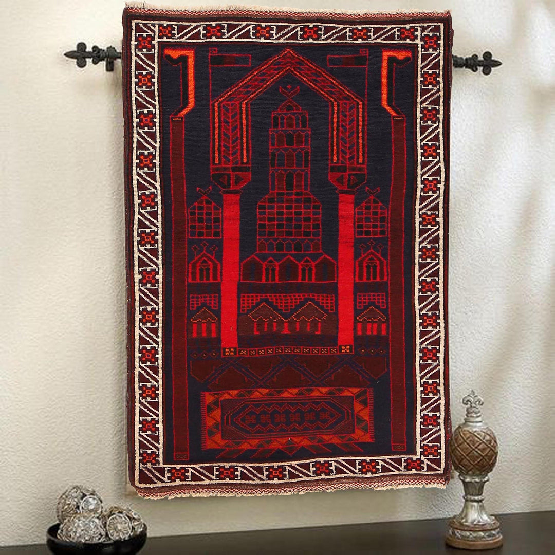 Handmade Prayer Rug 2' 9" x 5' 0" - No. AL34775