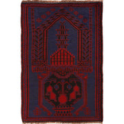 Handmade Prayer Rug 2' 11" x 4' 7" - No. AL54618