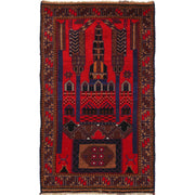 Handmade Prayer Rug 2' 11" x 4' 10" - No. AL97148