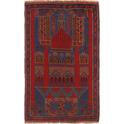 Handmade Prayer Rug 2' 10" x 4' 7" - No. AL79996