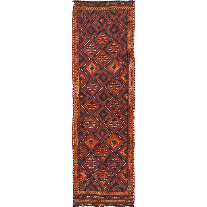 Handmade Flatweave Kilim Runner 1' 10" x 6' 7" - No. AL35596