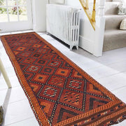Handmade Flatweave Kilim Runner 1' 10" x 6' 7" - No. AL35596