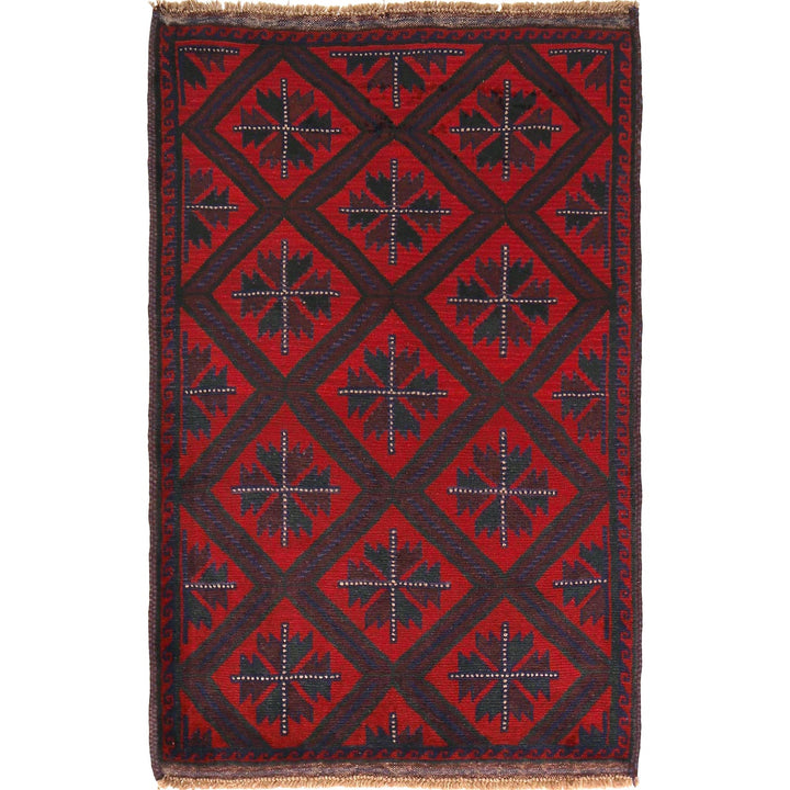 Traditional Baloch Rug 3' 3" x 4' 9" - No. AL10802