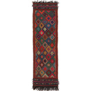 Hand Knotted Suzuni Kelim Runner 2' 1" x 7' 4" - No. AL79433