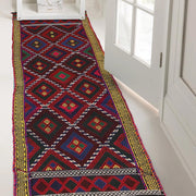 Handmade Flatweave Kilim Runner 2' 4" x 8' 2" - No. AL14565