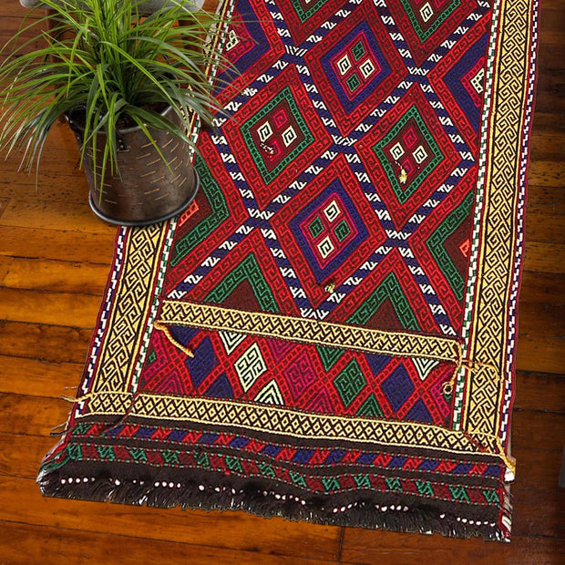 Long Kilim Runner 2' 6" x 9' 11" - No. AL16167