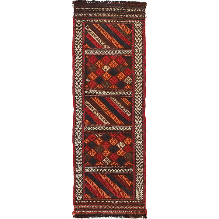Hand Knotted Suzuni Kelim Runner 1' 11" x 6' 4" - No. AL90372