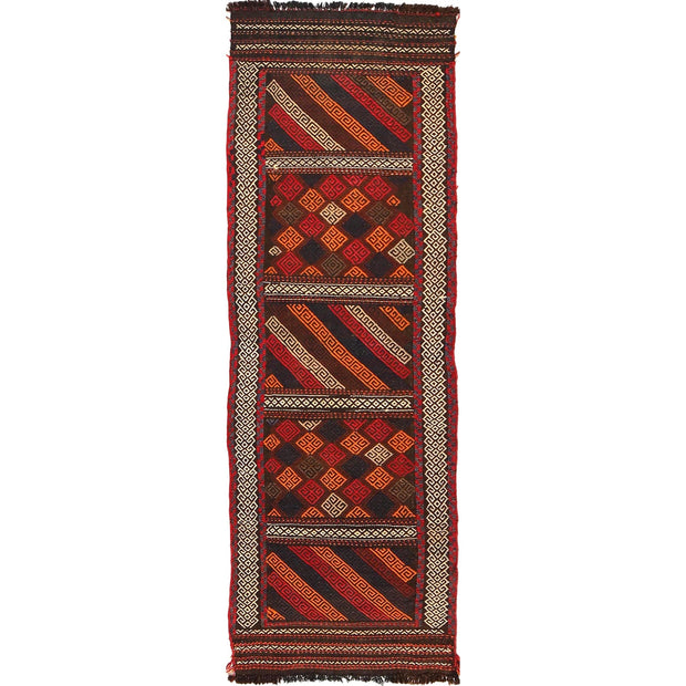 Hand Knotted Suzuni Kelim Runner 1' 11" x 6' 4" - No. AL90372