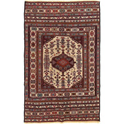 Handmade Maliki Kilim 3' 10" x 6' 3" - No. AL18566
