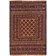 Handmade Maliki Kilim 4' 0" x 6' 2" - No. AL62895
