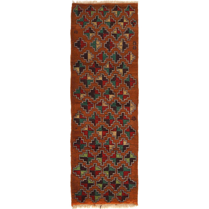 Brown Color Baloch Runner 2' 3" x 6' 9" - No. AL12844