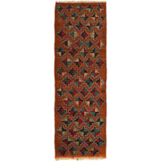 Brown Color Baloch Runner 2' 3" x 6' 9" - No. AL12844