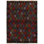 Dark Purple Color Baluchi Rug 4' 0" x 5' 7" - No. AL48672