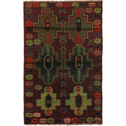 Handmade Balochi Rug 4' 0" x 6' 5" - No. AL44003