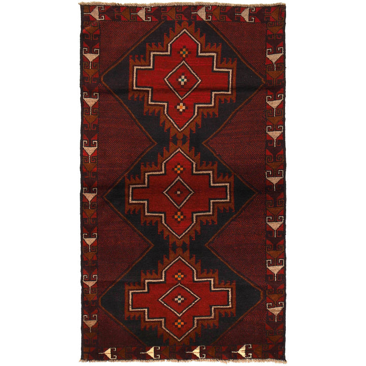 Handmade Balochi Rug 3' 10" x 7' 1" - No. AL88328