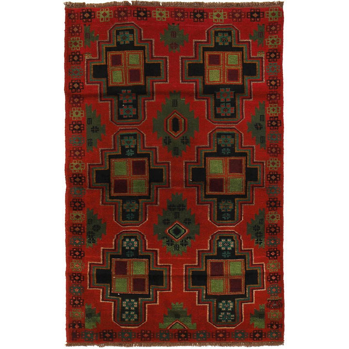 Handmade Balochi Rug 4' 3" x 6' 10" - No. AL59522