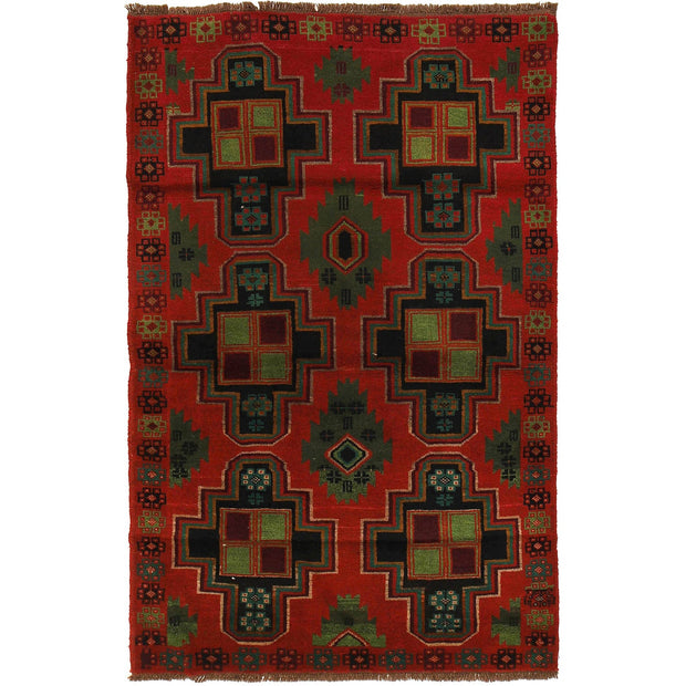 Handmade Balochi Rug 4' 3" x 6' 10" - No. AL59522