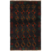 Handmade Balochi Rug 4' 2" x 6' 6" - No. AL63405