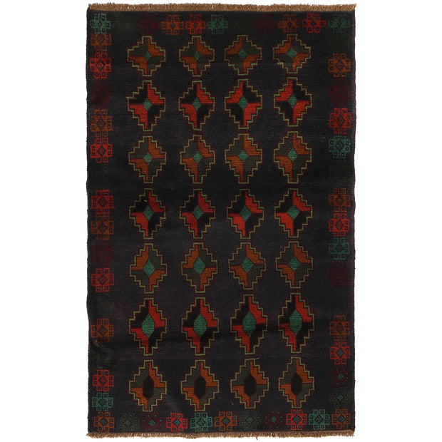 Handmade Balochi Rug 4' 2" x 6' 6" - No. AL63405