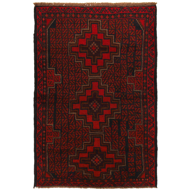 Handmade Balochi Rug 3' 10" x 5' 10" - No. AL46157