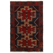 Handmade Balochi Rug 3' 9" x 5' 10" - No. AL48697